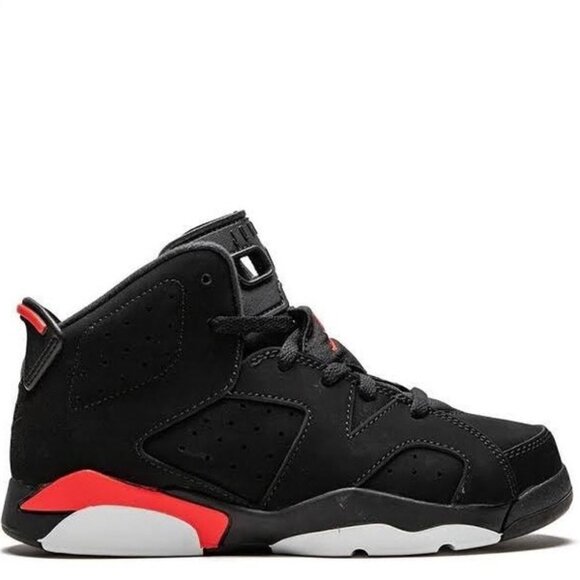 Nike Jordan VI 6 Retro Black Infrared TD Toddler Size 9C - Picture 1 of 5